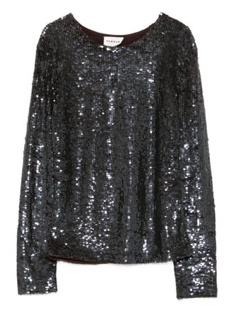 P.A.R.O.S.H. Womens Sequined Top