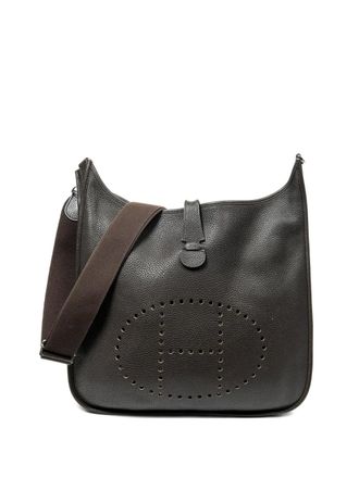 Herm&egrave;s 2011 Evelyne III TGM perforated-detail bag - Brown