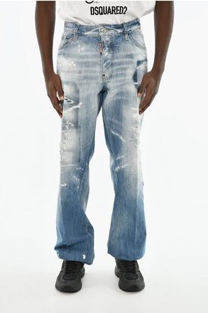 Dsquared2 Distressed Effect ROADIE Jeans 23cm size 52