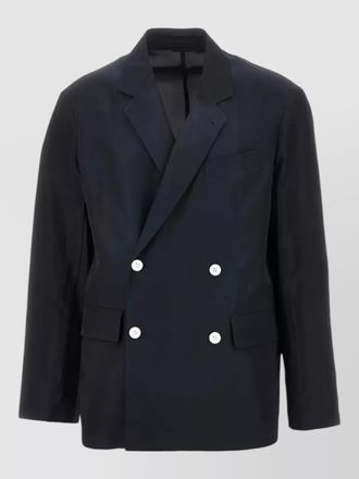 Emporio Armani mens double breasted suit jacket