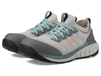 Keen Arvada Shift (Comp Toe) Womens Shoes Steel Grey/Granite Green : 8.5 D - Wide, Textile