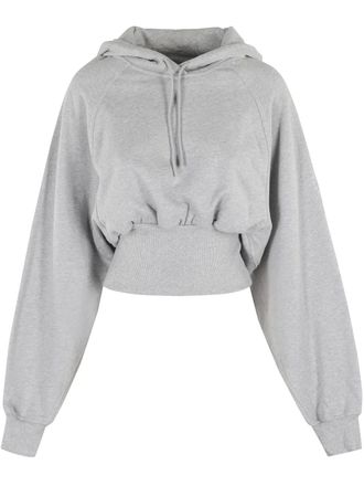 adidas by Stella McCartney TrueLife hoodie - women - Organic Cotton - L - Grey