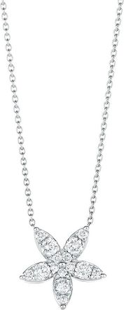 Kwiat Diamond Sunburst Flower Pendant Necklace in White Gold at Nordstrom, Size 16 In