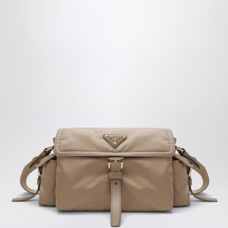 Prada Explore medium bag in beige Re-Nylon