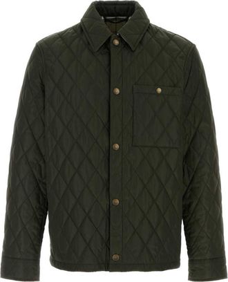 Burberry Olive green nylon jacket