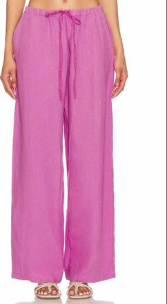 Nation Ltd Lucia Wide Leg Pant In Rosebud