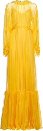 Gucci zijden lange jurk