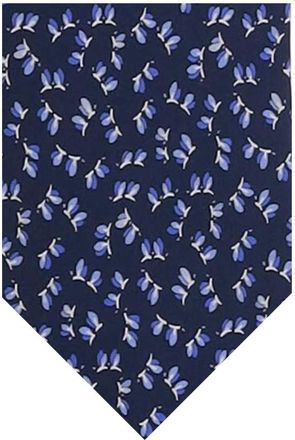 Ferragamo Blue Printed Tie
