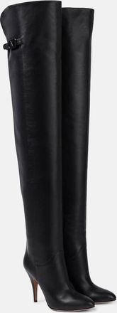 Valentino Garavani VLogo Signature leather over-the-knee boots