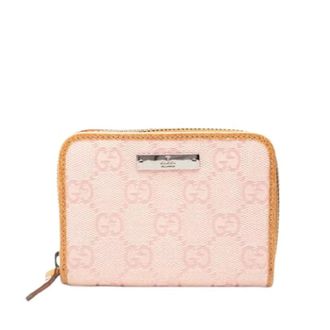 Gucci Pre-owned Wallets, female, Pink, Size: ONE SIZE Pre-owned Business Card Case