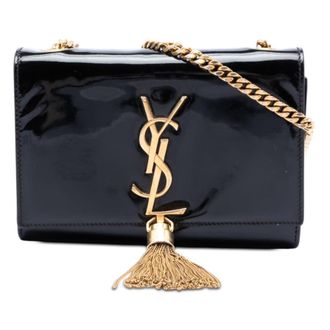 Saint Laurent Pre-owned Saint Laurent Small Patent Monogram Kate Tassel Crossbody Ladies QACEO7BJ7SUTS1UD