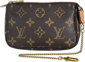 Louis Vuitton Brown Monogram Pochette Pouch (Pre-Owned)