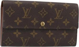 Louis Vuitton Pre-owned Vintage Long Wallet - Dames - Vintage Accessoires - Bruin - ONE Size - Vintage