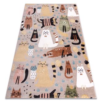 RugsX RugsX Fun Rug in Beige | Size: 200 cm x 290 cm