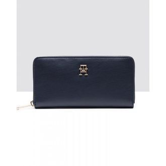 Tommy Hilfiger Iconic Womens Large Zip Around Wallet - Blue - One Size