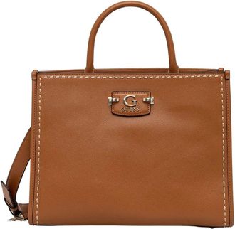 Guess Tassen, Dames, Bruin, ONE Size, Leer, Nastra Tote