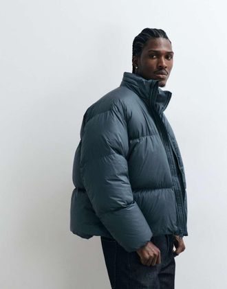 Levi's aurue giacca piumino corta blu