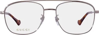 Gucci Demo Pilot Mens Eyeglasses GG1103O 003 57