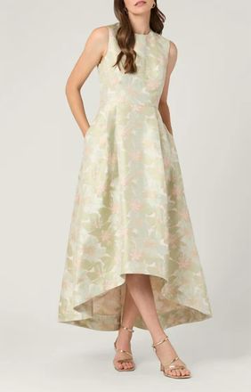 Shoshanna Danielle Maxi Dress In Champagne