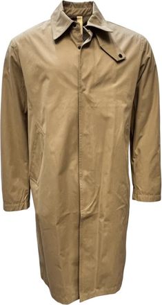 Brixtol Textiles Chester Car Coat - Heren - Mantel - Beige - 2XL - Katoen - Jassen