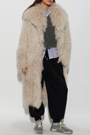 Ami Collared Coat, Womens, Pink