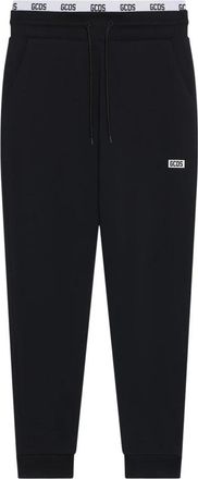 GCDS Essentials Joggers - Heren - Sweatpants - Zwart - L - Katoen - Broeken