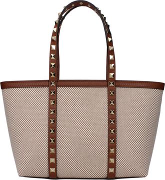 Valentino Garavani Damess Handtassen Stof Beige/Bruin