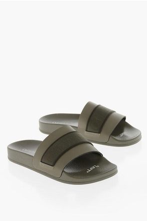 Off-white Rubber Slides INDUSTRIAL with Logo Band size 40