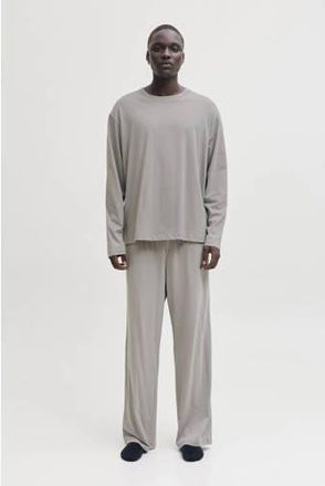 Jack & Jones pyjama JACALFRED lichtgrijs