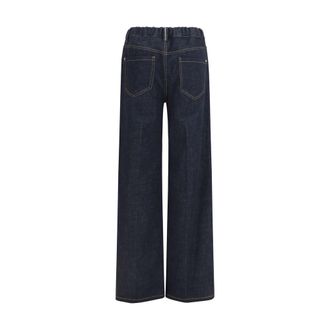 Brunello Cucinelli Womens Blue Cotton Jeans Denim Clothing