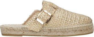 Espadrilles Sandalen - Dames - Slip ons - Beige - 37 EU - Schoenen
