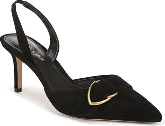 Veronica Beard Loralyn Slingback Pointed Toe Pump in Black at Nordstrom, Size 5.5