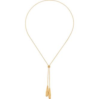 Reiss Tova Lariat Necklace in Gold Tone at Nordstrom