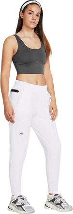 Under Armour Joggingbroek met Unstoppable-logo voor dames (Wit)