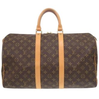 Louis Vuitton Pre-owned Weekend Bags, unisex, Brown, Size: ONE SIZE Pre-owned Boston bag