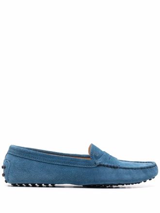 Tod's Su&egrave;de loafers - Blauw