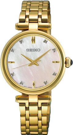Seiko Classic Quartz Diamond Ladies Watch HGH008