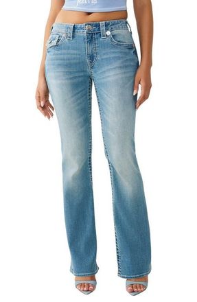 True Religion Becca Low Rise Bootcut Jeans in Medium Wash at Nordstrom, Size 27