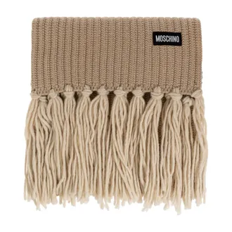 Moschino unisex, Accessoires, Beige, Maat: ONE Size Wol