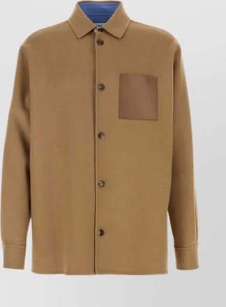 Loewe wool cashmere shirt jacket