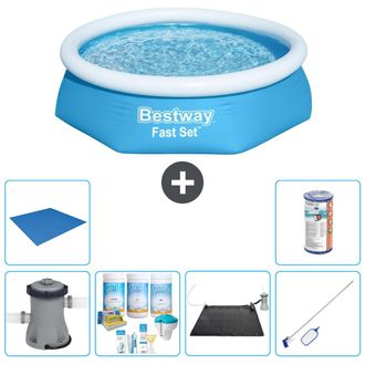 Bestway Piscina Bestway Fast Set Redonda - 244x61 Cm - 8-piezas S22003