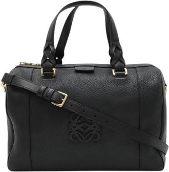 Loewe Pre-owned leren handtas - Dames - Vintage Handtas - Zwart - ONE Size - Leer - Vintage