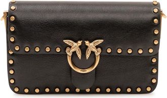 Pinko Black Love One Baby Crossbody Bag