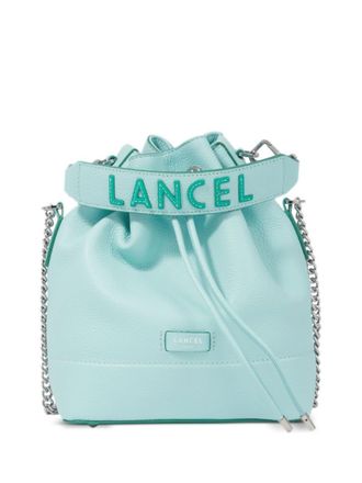 Lancel small Ninon leather bucket bag - Blue