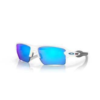 Oakley Sunglasses, unisex, White, Size: 59 MM Sporty Sunglasses for Outdoor Activities