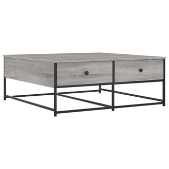 vidaXL Vidaxl - Mesa De Centro Madera De Ingenier&iacute;a Gris Sonoma 100x99x40 Cm