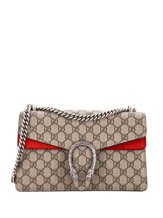 Gucci Dionysus Bag GG Coated Canvas Small shoulder bag - women - Fabric - One Size - Brown