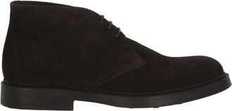 Doucal's Brown Suede Lace-Up Boots