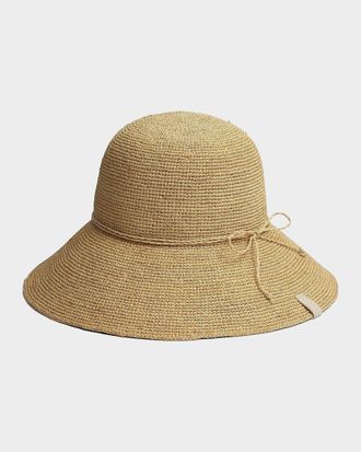 Rag & Bone Crochet Raffia Bucket Hat