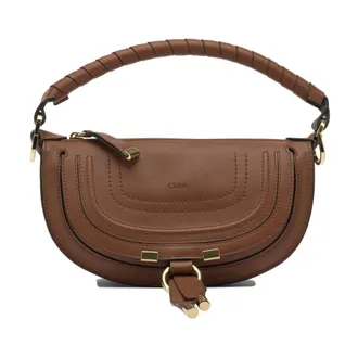 Chlo&eacute; Handbags, female, Brown, Size: ONE SIZE Mini Marcie Shoulder Bag